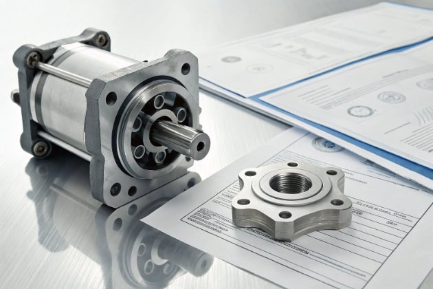 certification documents for hydraulic gear pumps