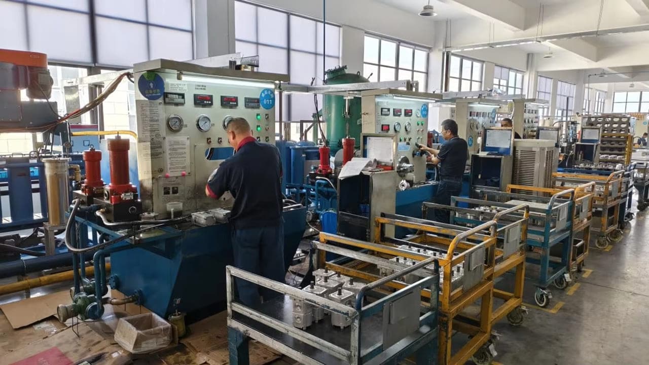 Hydraulic test stand