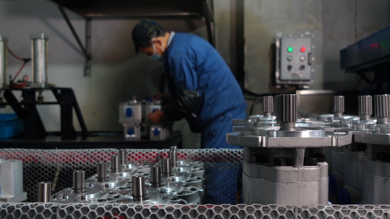 hydraulic gear pump production line
